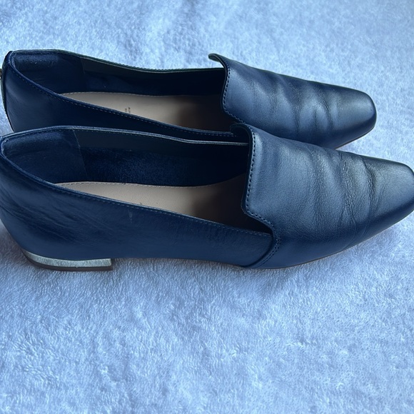 Aldo Blue and Gold Flex Leather Loafer - Picture 5 of 7